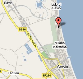 Mappa Milano Marittima - Mappa interattiva come arrivare cartina milano marittima cervia ravenna