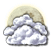 sky: mostly cloudy (night)